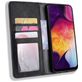 Mobigear Sensation Housse Samsung Galaxy A50 Etui Porte-Monnaie - Noir