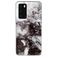 Mobigear Marble Coque Huawei P40 Coque arrière en TPU Souple - Noir / Blanc