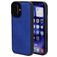 Mobiparts Classic iPhone 16 MagSafe TPU / Similicuir Coque arrière - Sapphire Blue