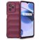 Mobigear Bumpy Realme C35 TPU souple Coque arrière - Bordeaux