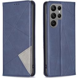 Mobigear Rhombus Slim Housse Samsung Galaxy S24 Ultra Etui - Bleu