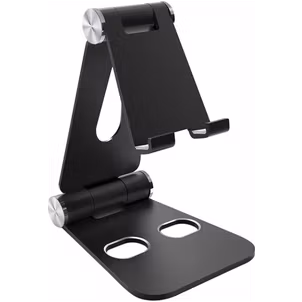 Mobiparts Metal Support de téléphone - M - Noir