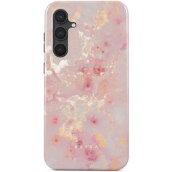 Burga Tough Coque Samsung Galaxy S23 FE Coque arrière Rigide Anti-Chocs - Golden Coral