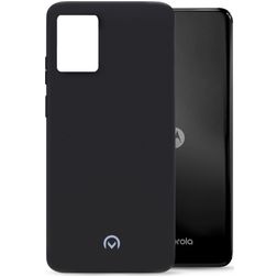 Mobilize Rubber Gelly Coque Motorola Moto G32 Coque arrière en TPU Souple - Matt Black
