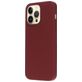 Mobiparts Coque iPhone 14 Pro Max Coque arrière en Silicone - Plum Red