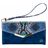 Mobilize Gelly Velvet iPhone X Coque Sac à main 2en1 avec coque amovible - Royal Blue Snake
