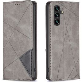 Mobigear Rhombus Slim Housse Samsung Galaxy A35 Etui - Gris