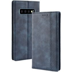 Mobigear Sensation Housse Samsung Galaxy S10 5G Etui Porte-Monnaie - Bleu