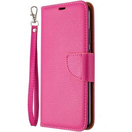 Mobigear Excellent Housse Huawei P40 Lite E Etui Porte-Monnaie - Magenta
