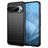 Mobigear Brushed Slim Coque Google Pixel 9 Pro Coque arrière en TPU Souple - Noir