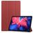Mobigear Tri-Fold Coque Lenovo Tab P11 Plus Gen 1 Etui - Rouge