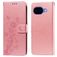 Mobigear Flowers Housse Google Pixel 10a Etui Porte-Monnaie - Rose doré
