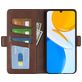 Mobigear Slim Magnet Housse HONOR X7 Etui Porte-Monnaie - Marron