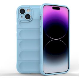 Mobigear Bumpy Coque iPhone 15 Plus Coque arrière en TPU Souple - Bleu