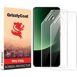 GrizzlyCoat Xiaomi 13 Ultra Hydrogel TPU Protection d'écran - Compatible Coque + Cadre d'installation (Lot de 2)