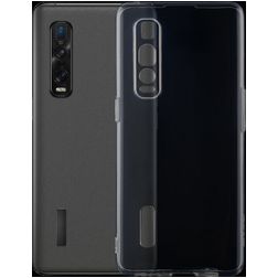 Mobigear Ultra Thin Coque Transparente OPPO Find X2 Pro Coque arrière en TPU Souple Extra-fin - Transparent