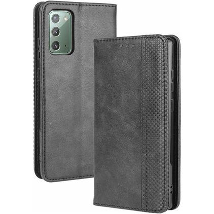 Mobigear Sensation Housse Samsung Galaxy S20 FE Etui Porte-Monnaie - Noir