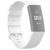Mobigear Cross Bracelet Silicone Fitbit Charge 4 Fermeture boucle ardillon - Blanc
