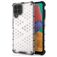 Mobigear Honeycomb Coque Samsung Galaxy M33 Coque arrière Rigide Anti-Chocs - Blanc