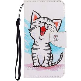 Mobigear Design Housse Xiaomi Mi 10 Etui Porte-Monnaie - Chat