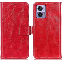 Mobigear Basic Housse Motorola Edge 30 Neo Etui Porte-Monnaie - Rouge