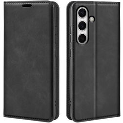 Mobigear Retro Slim Housse Samsung Galaxy S24 FE Etui Porte-Monnaie - Noir