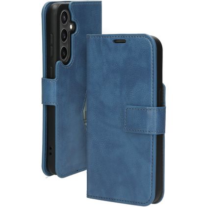 Mobiparts Classic Wallet Housse Samsung Galaxy S23 FE Etui Porte-Monnaie - Steel Blue