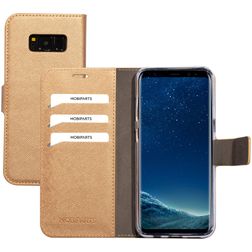 Mobiparts Saffiano Wallet Housse Samsung Galaxy S8 Etui Porte-Monnaie - Copper