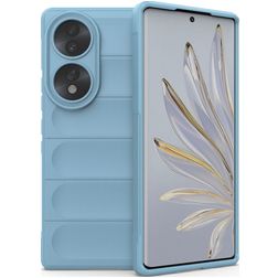 Mobigear Bumpy Coque HONOR 70 Coque arrière en TPU Souple - Bleu