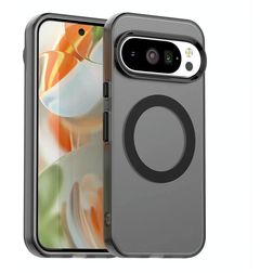 Mobigear Shockproof Google Pixel 10 Pro MagSafe Plastique rigide Coque arrière - Noir