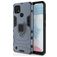 Mobigear Armor Ring Coque Realme C21 Coque arrière Rigide Anti-Chocs avec Anneau-Support - Bleu