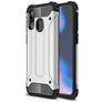 Mobigear Outdoor Coque Samsung Galaxy A40 Coque arrière Rigide Anti-Chocs - Argent