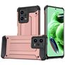 Mobigear Outdoor POCO X5 Plastique rigide Coque arrière Antichoc - Rose doré
