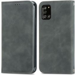 Mobigear Retro Skin Wallet Case Gray Samsung Galaxy A32 5G