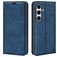 Mobigear Retro Slim Housse Samsung Galaxy S24 FE Etui Porte-Monnaie - Dark Blue