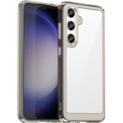 Mobigear Crystal Coque Samsung Galaxy S24 Coque arrière Rigide - Gris