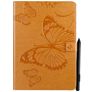 Mobigear Butterfly Coque iPad 9 (2021) Etui + Porte-crayon - Marron