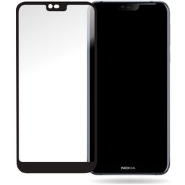 Mobilize Premium Nokia 7.1 Verre trempé Protection d'écran - Compatible Coque - Noir