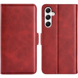 Mobigear Slim Magnet Housse Samsung Galaxy A35 Etui Porte-Monnaie - Rouge