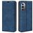 Mobigear Retro Slim Housse Motorola Edge X30 Etui Porte-Monnaie - Dark Blue
