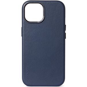 Decoded Coque iPhone 15 MagSafe Coque arrière en Cuir Véritable - Bleu