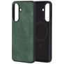 Mobiparts Classic Coque Samsung Galaxy A37 MagSafe Coque arrière en TPU,Similicuir - Emerald Green