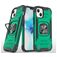 Mobigear Armor Ring Coque iPhone 13 Pro Max Coque arrière Rigide Anti-Chocs avec Anneau-Support - Vert