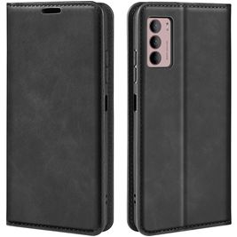 Mobigear Retro Slim Housse Motorola Moto G42 Etui Porte-Monnaie - Noir