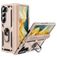 Mobigear Armor Ring Coque Samsung Galaxy Z Fold 6 Coque arrière Rigide Anti-Chocs avec Anneau-Support - Orange
