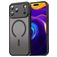 Mobigear Shockproof iPhone 18 Pro Max MagSafe Plastique rigide Coque arrière - Noir