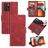 Mobigear Slim Magnet Housse POCO X3 GT Etui Porte-Monnaie - Rouge