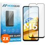 Mobigear Premium POCO M5 Verre trempé Protection d'écran - Compatible Coque - Noir (Lot de 2)