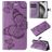Mobigear Butterfly Housse iPhone 16 Pro Max Etui Porte-Monnaie - Violet