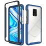 Mobigear Two-Layer Coque Xiaomi Redmi Note 9 Pro Coque arrière Rigide Anti-Chocs - Bleu